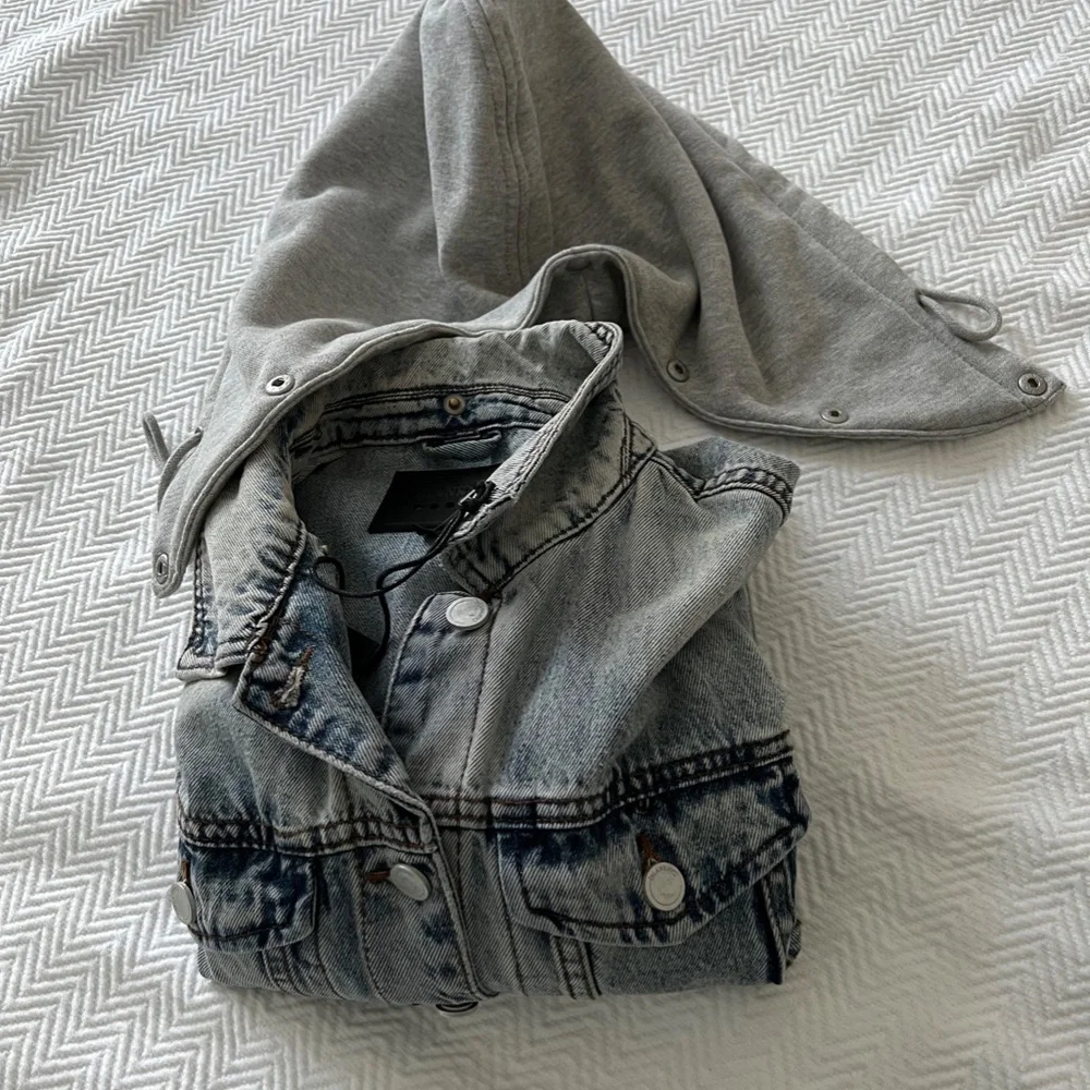 mixed media jacket by BLANK NYC - Picture 8 of 13